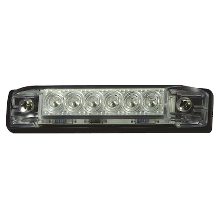 LED-51810-DP 8 In. LED Slim Line Utility Strip Lights, Clear